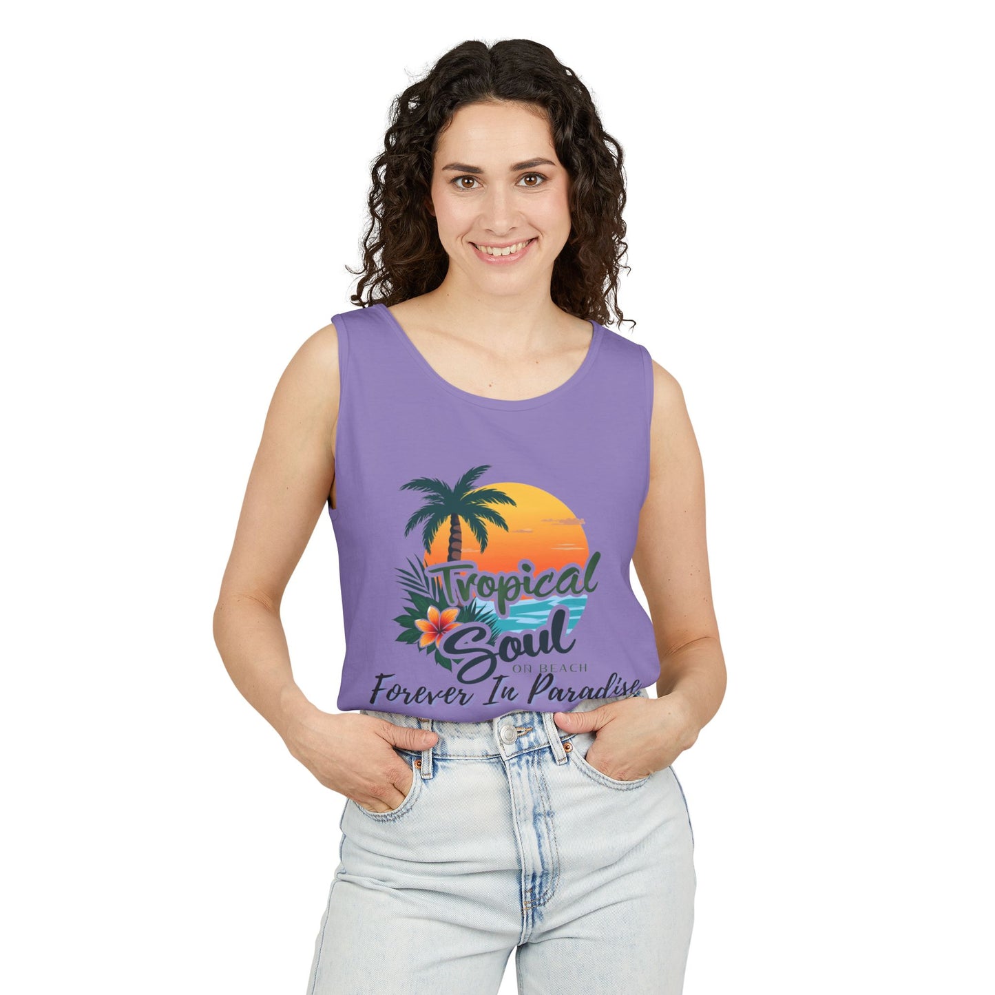Tropical Soul Tank Top - Forever in Paradise Mood