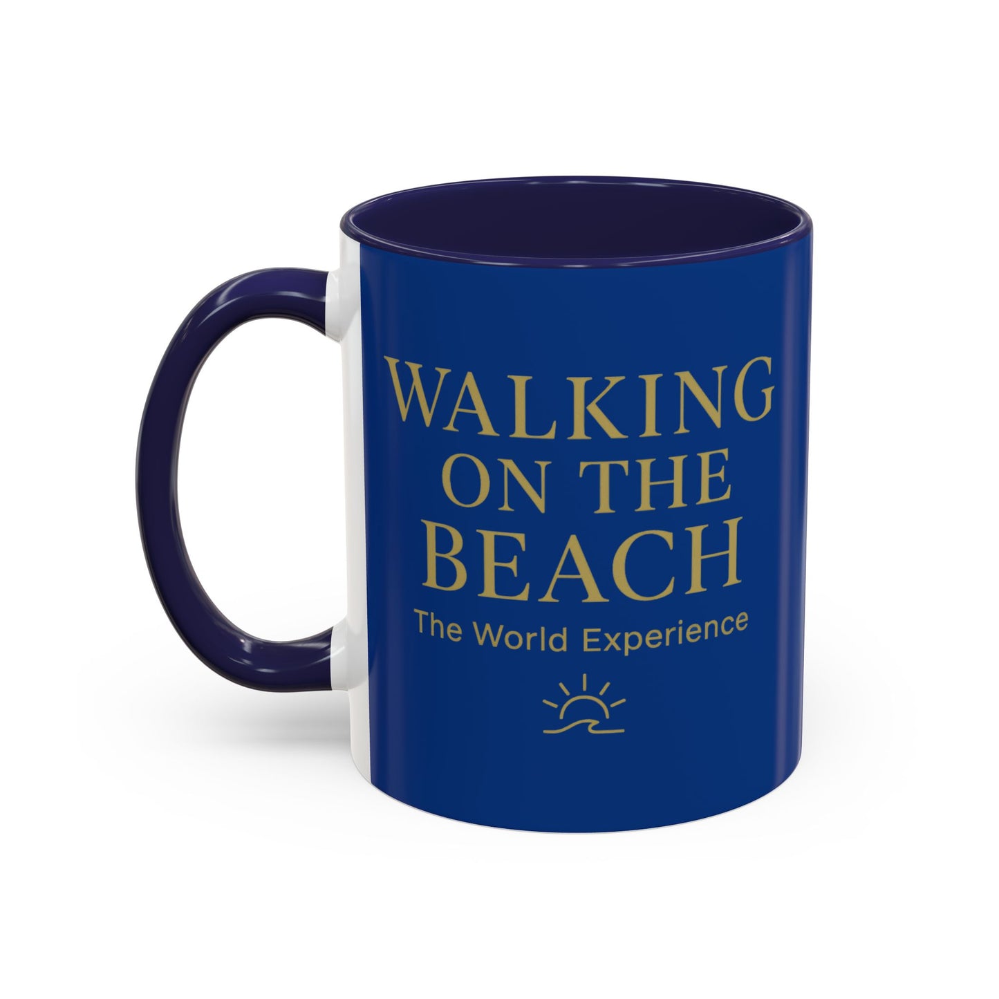 Elegant Blue Accent Coffee Mug - Perfect for Coffee Lovers and Gifting
