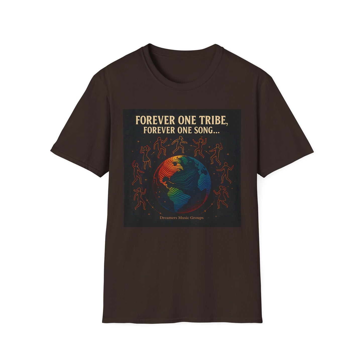 Unity Vibe T-Shirt - Forever One Tribe, Music Lover Gift, Festival Wear, Unisex Tee, Community Spirit Shirt