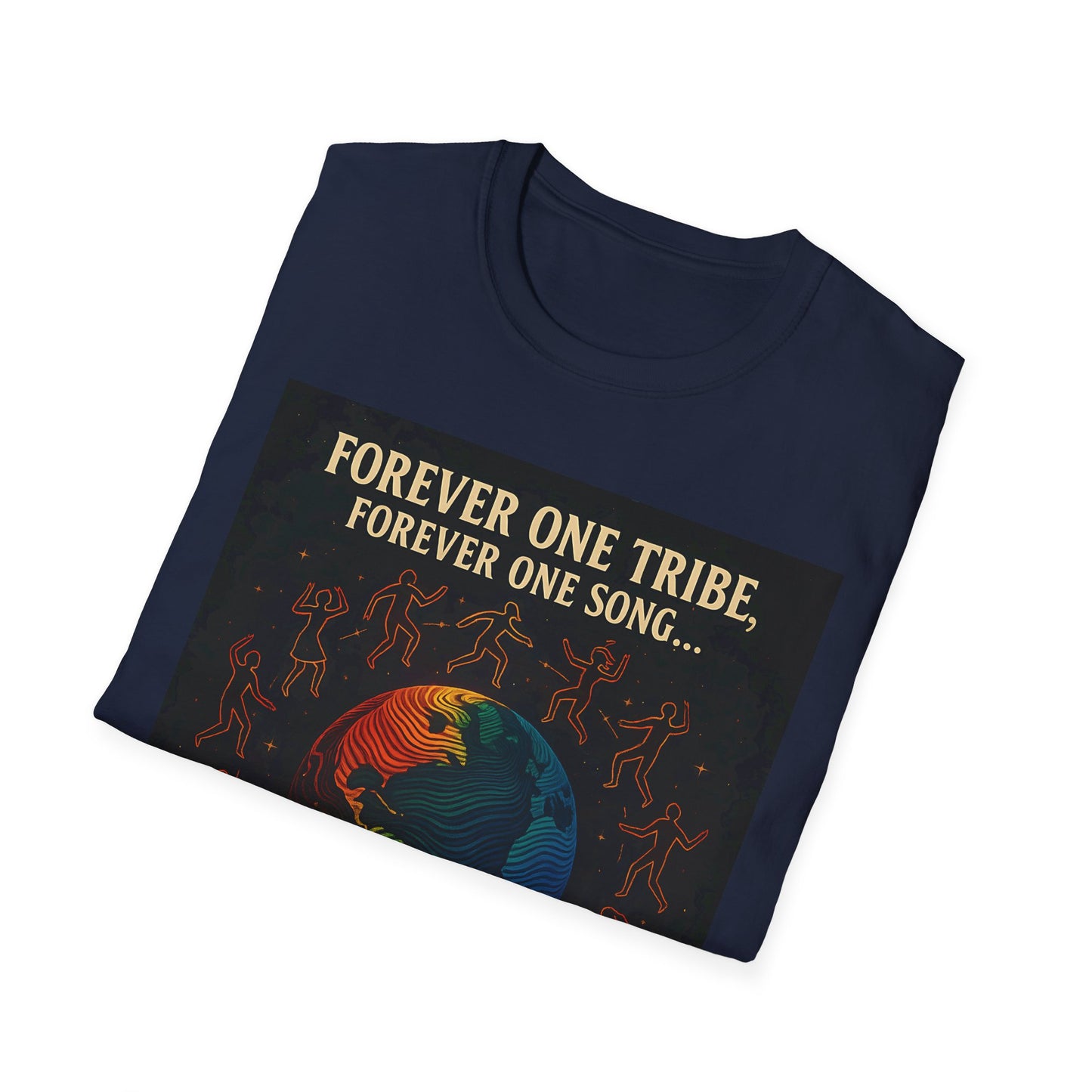 Unity Vibe T-Shirt - Forever One Tribe, Music Lover Gift, Festival Wear, Unisex Tee, Community Spirit Shirt