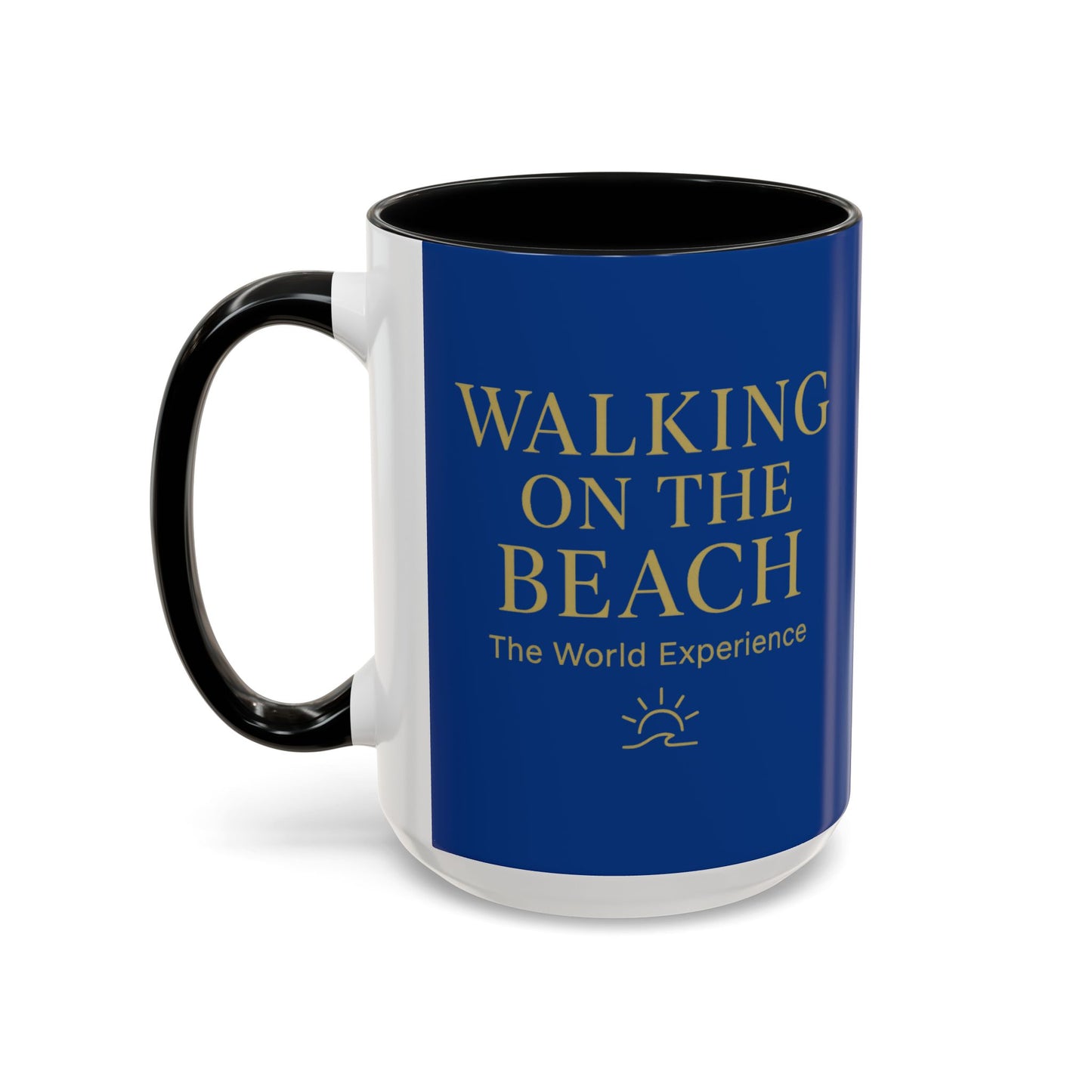 Elegant Blue Accent Coffee Mug - Perfect for Coffee Lovers and Gifting