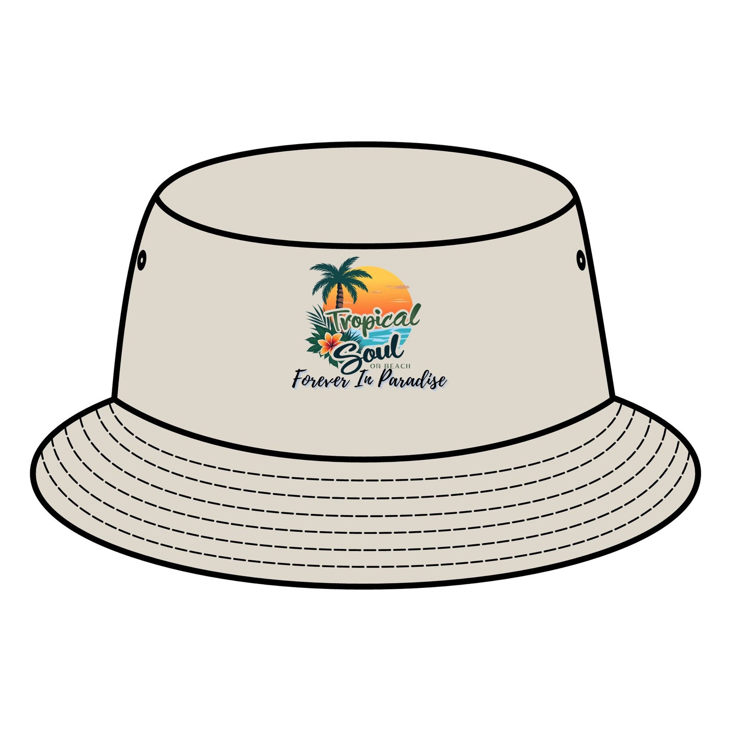 Tropical Bucket Hat. Tropical soul