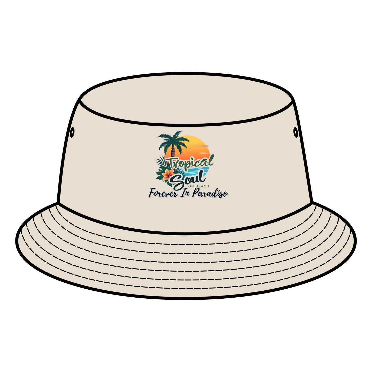 Tropical Bucket Hat. Tropical soul