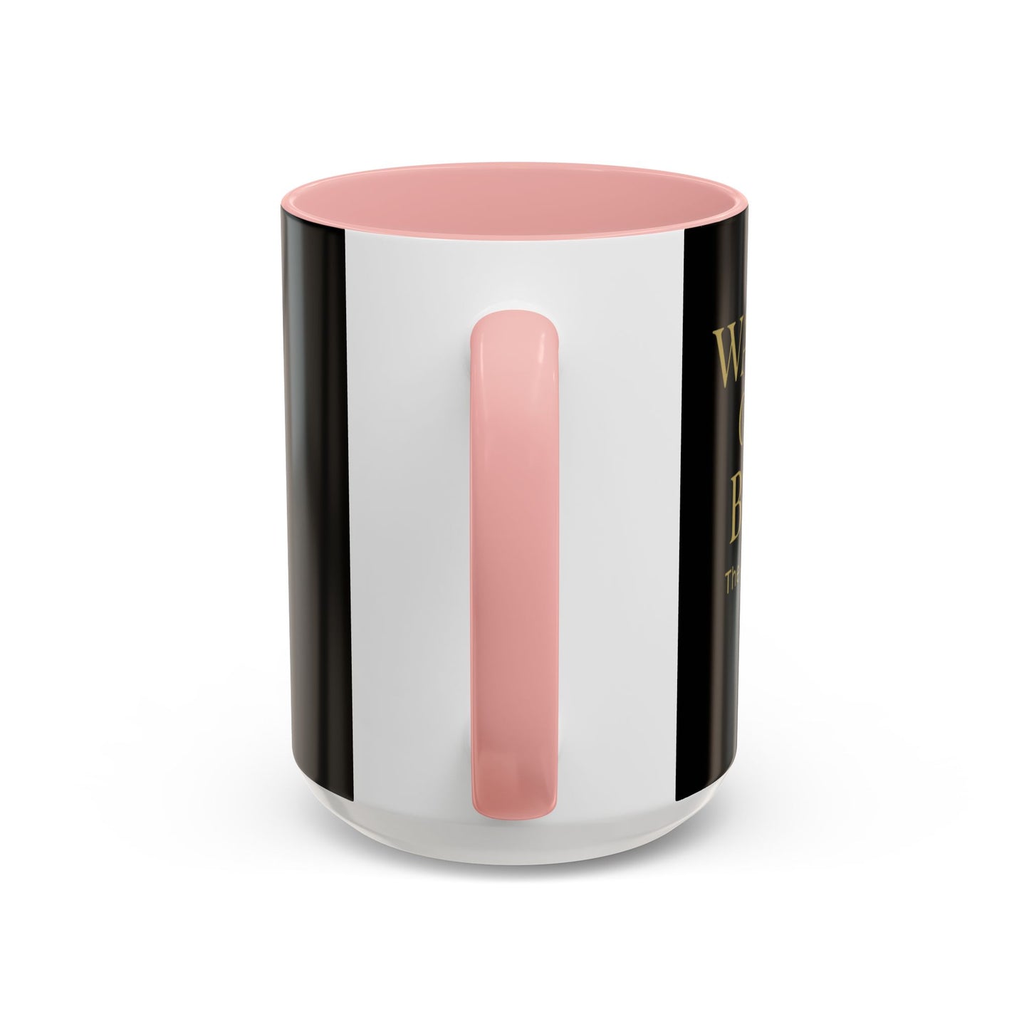 Elegant Black Accent Coffee Mug - Perfect for Relaxing Moments