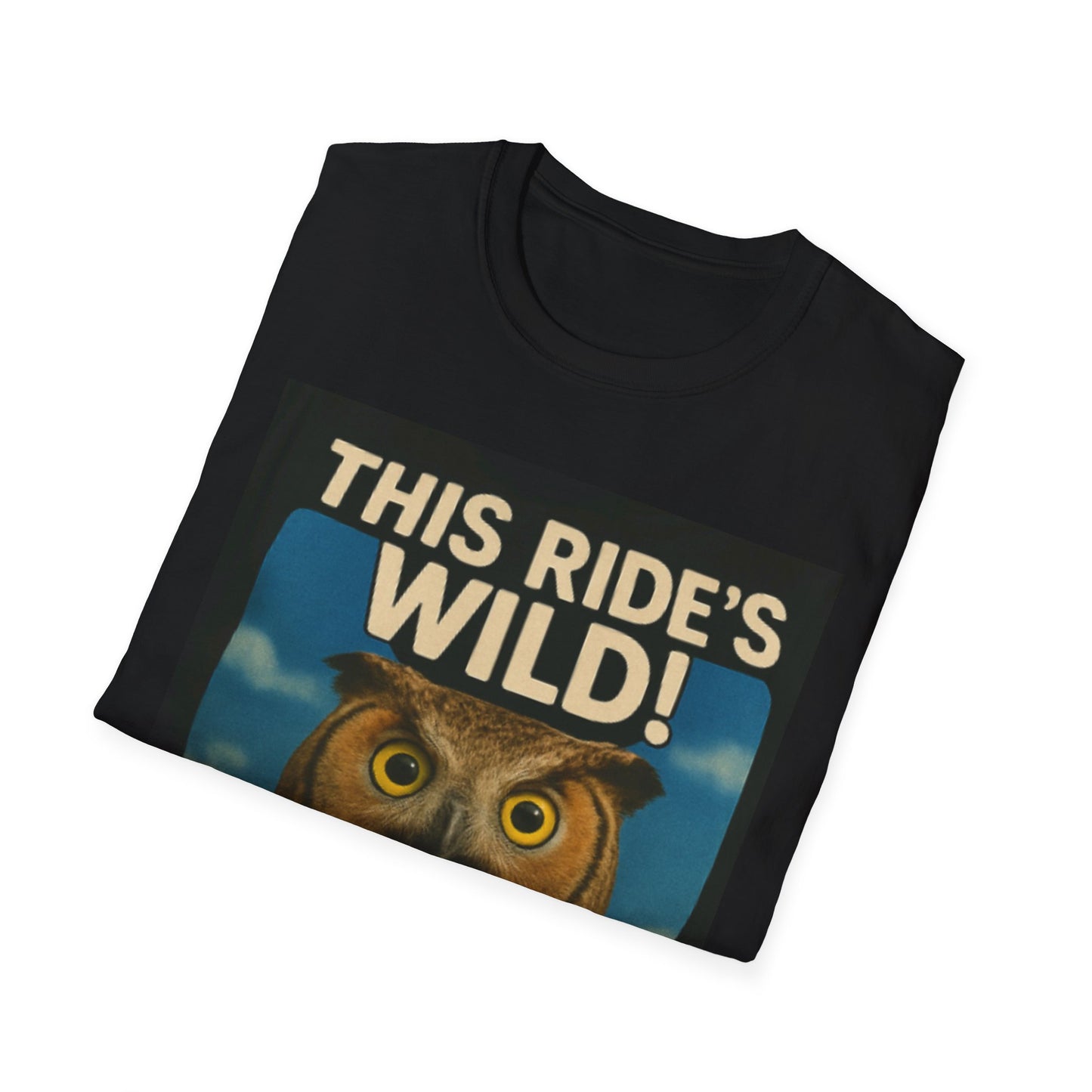 Wild Owl T-Shirt - Fun Graphic Tee for Nature Lovers, Gifts for Adventurers, Unisex Shirt, Perfect for Casual Outings, Eco-Friendly Fashion