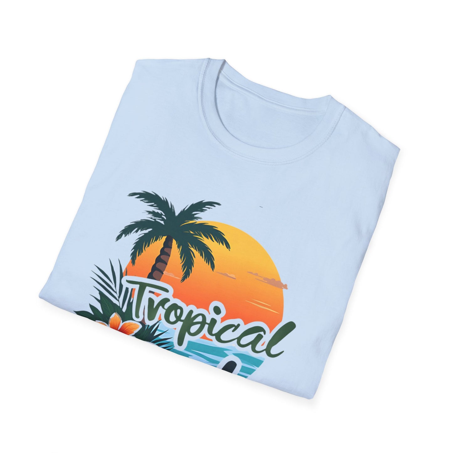 Tropical Soul T-Shirt | Relaxed Beach Vibe | Perfect Gift for Vacationers, Summer Parties, Beach Lovers, and Tropical Getaways