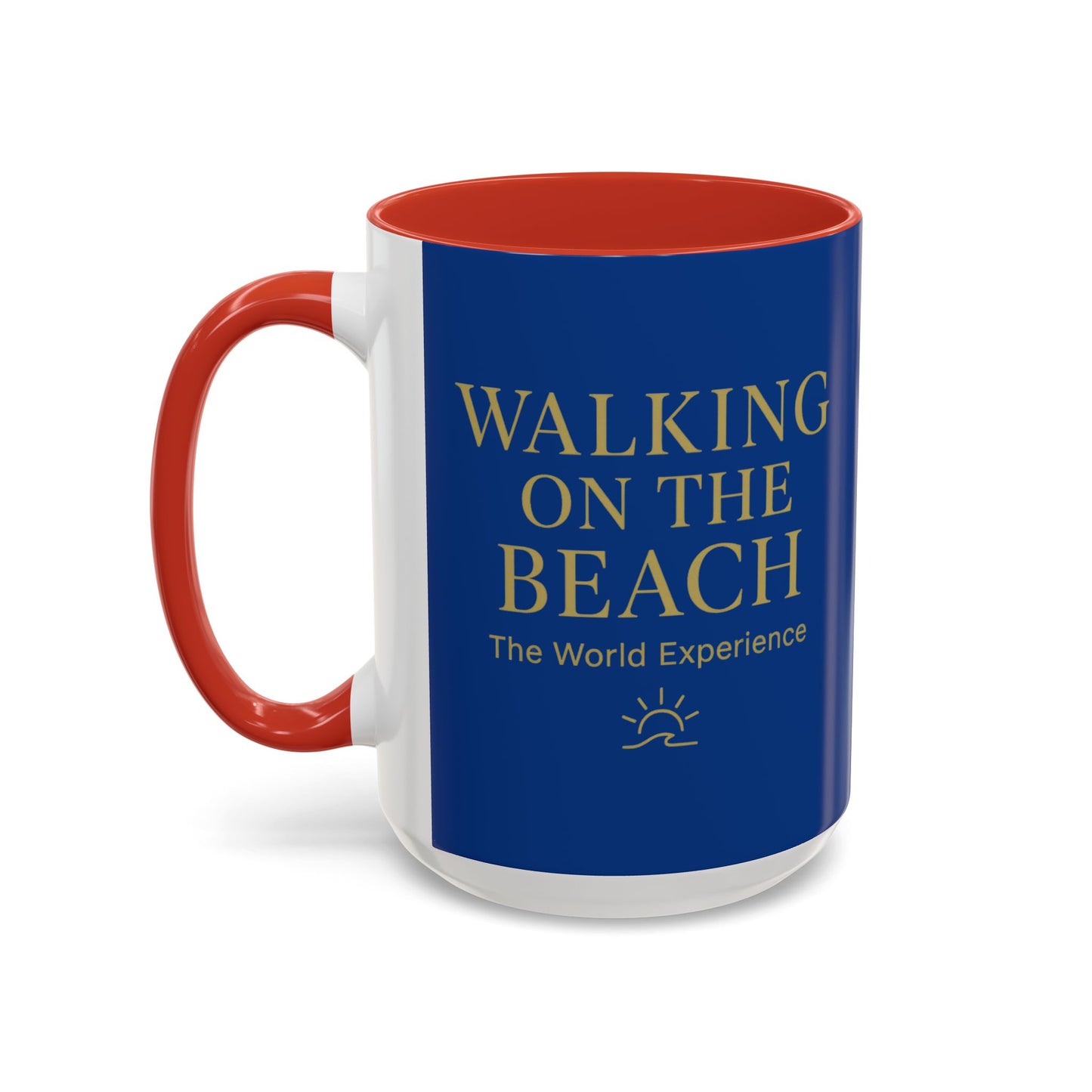 Elegant Blue Accent Coffee Mug - Perfect for Coffee Lovers and Gifting