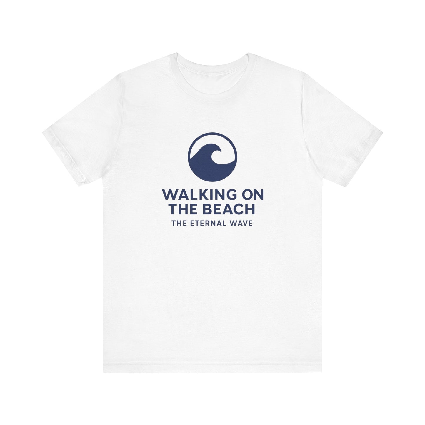 Beach Wave T‑Shirt — "Walking on the Beach: The Eternal Wave" Graphic Tee