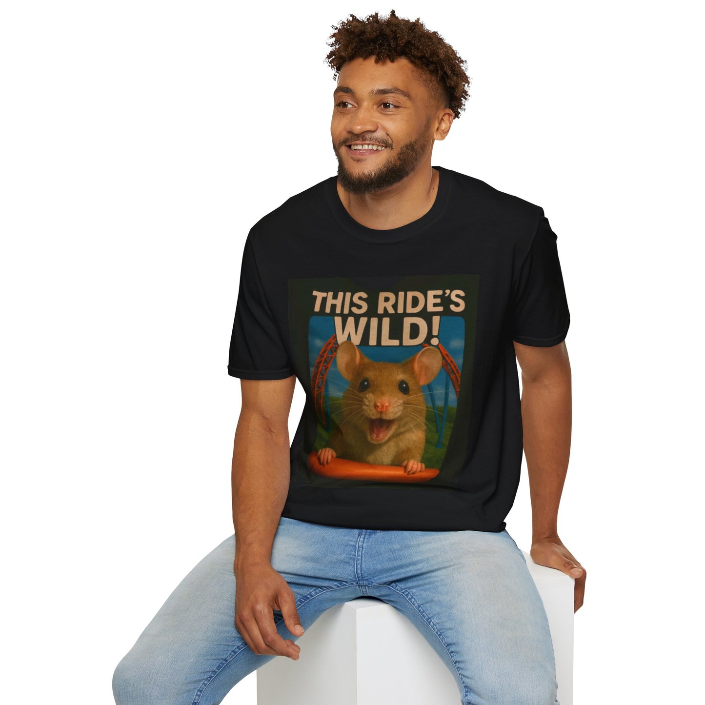 Funny Wild Mouse Adventure T-Shirt - Unisex Softstyle Tee, Amusement Park Shirt, Roller Coaster Tee, Gift for Animal Lovers, Unique [...]
