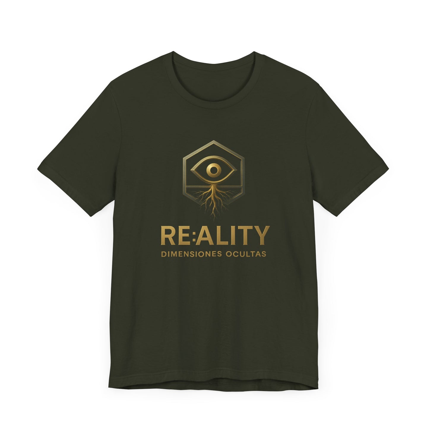 Mystical Eye Graphic Tee, Unisex Jersey Short Sleeve Tee, Reality Shirt, Gift for Spiritual Seekers, Unique Casual Wear