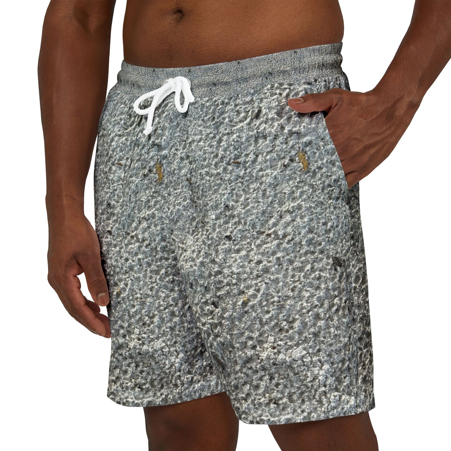 Coastal Texture Unisex Swim Shorts - Perfect for Beach Days and Summer Fun