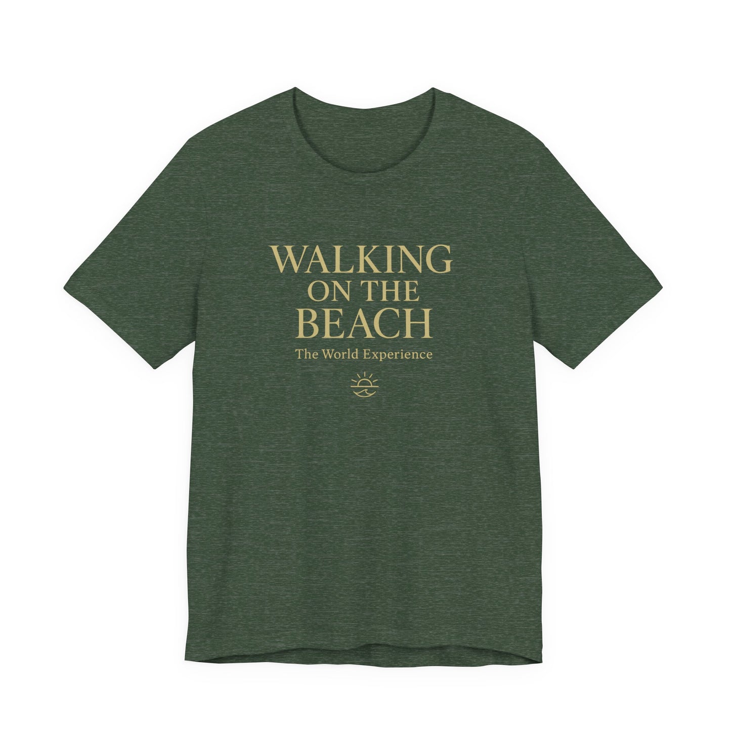 Walking on the Beach Unisex Short Sleeve Tee