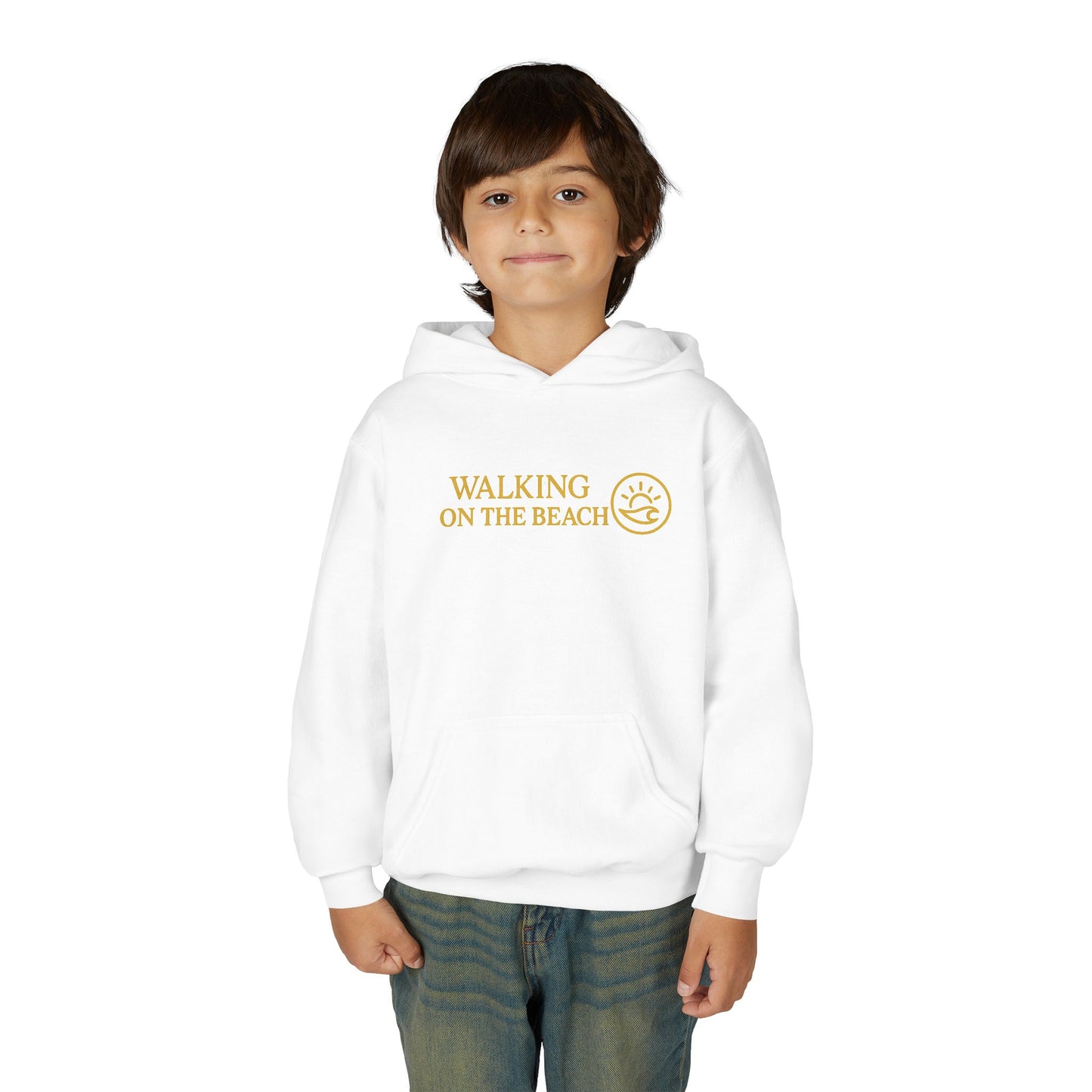 Beach Walk Youth Hoodie - Perfect for Summer Adventures