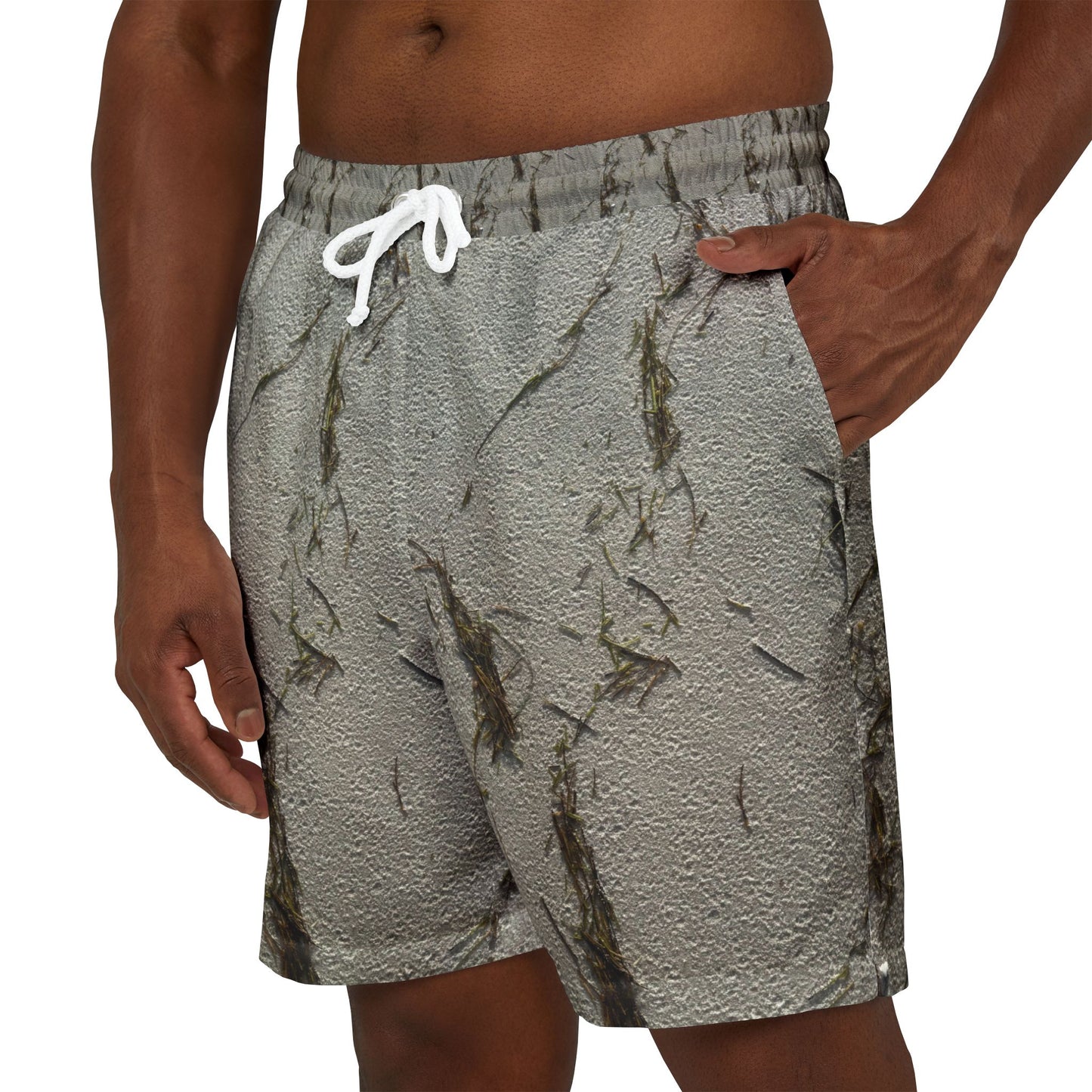 Stylish Unisex Swim Shorts with Unique Textured Design - Perfect for Beach Days & Pool Parties. tropical soul