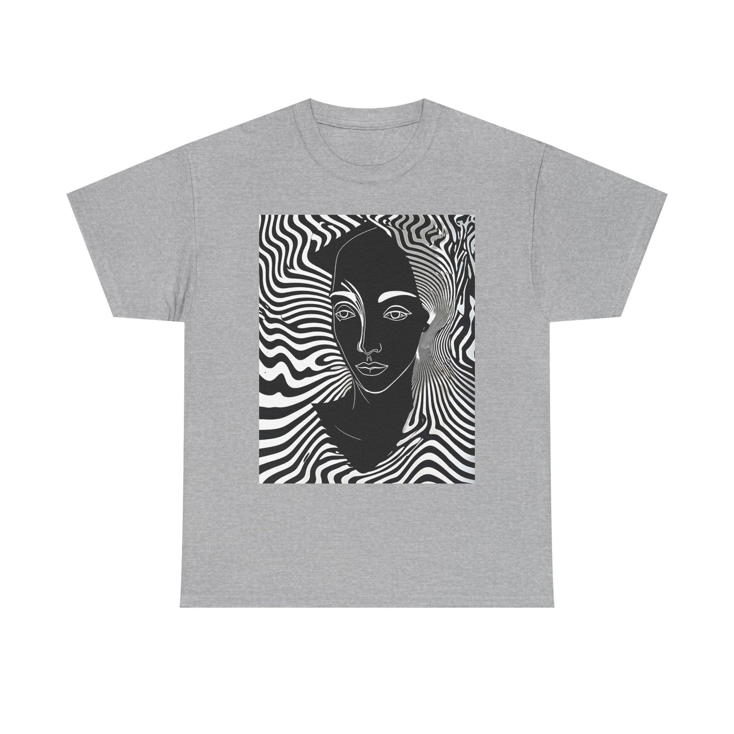 Stylish Graphic Tee for Art Lovers | Unisex Heavy Cotton Tee, Fashion Statement, Unique Gift, Everyday Wear, Trendy Apparel, Artistic Design