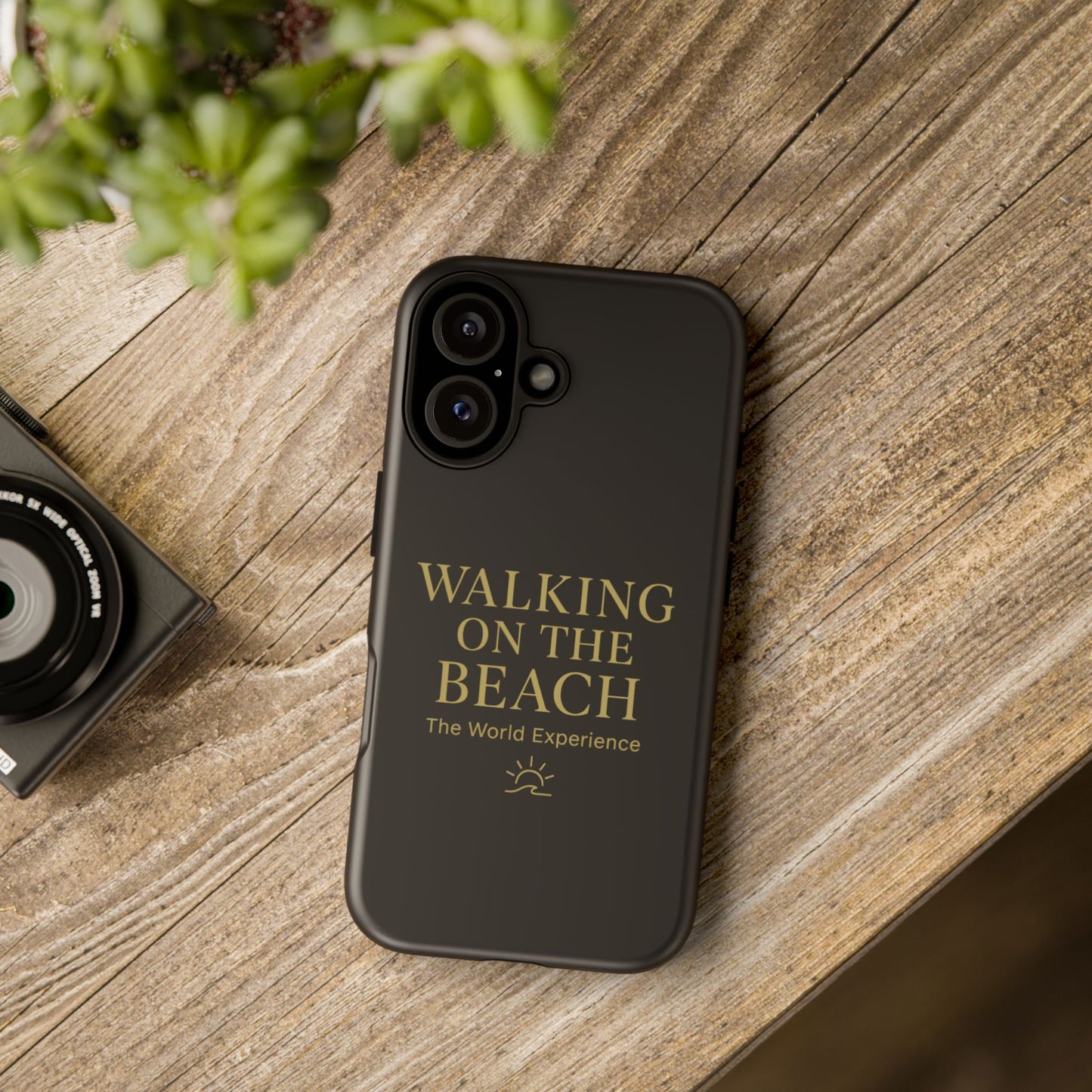 Beach-Themed Phone Case: Walking on the Beach Design