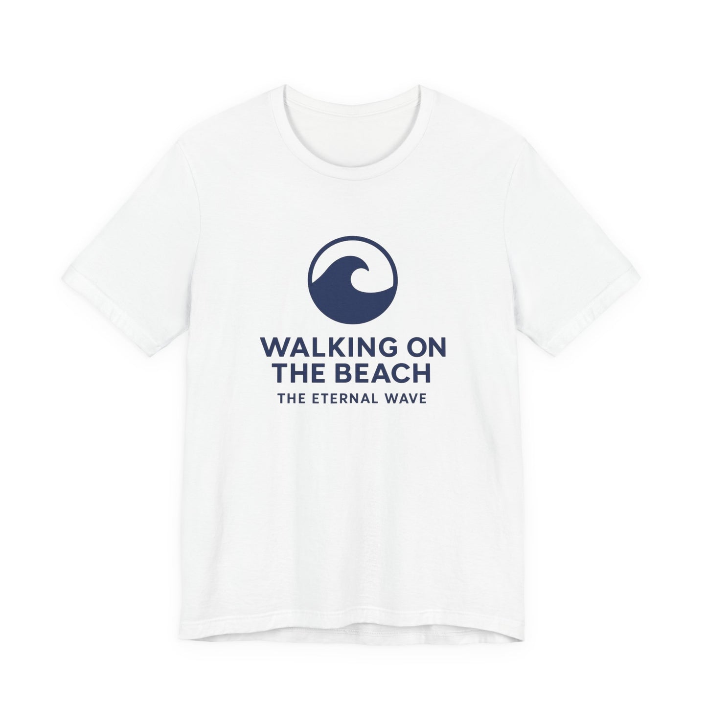 Beach Wave T‑Shirt — "Walking on the Beach: The Eternal Wave" Graphic Tee