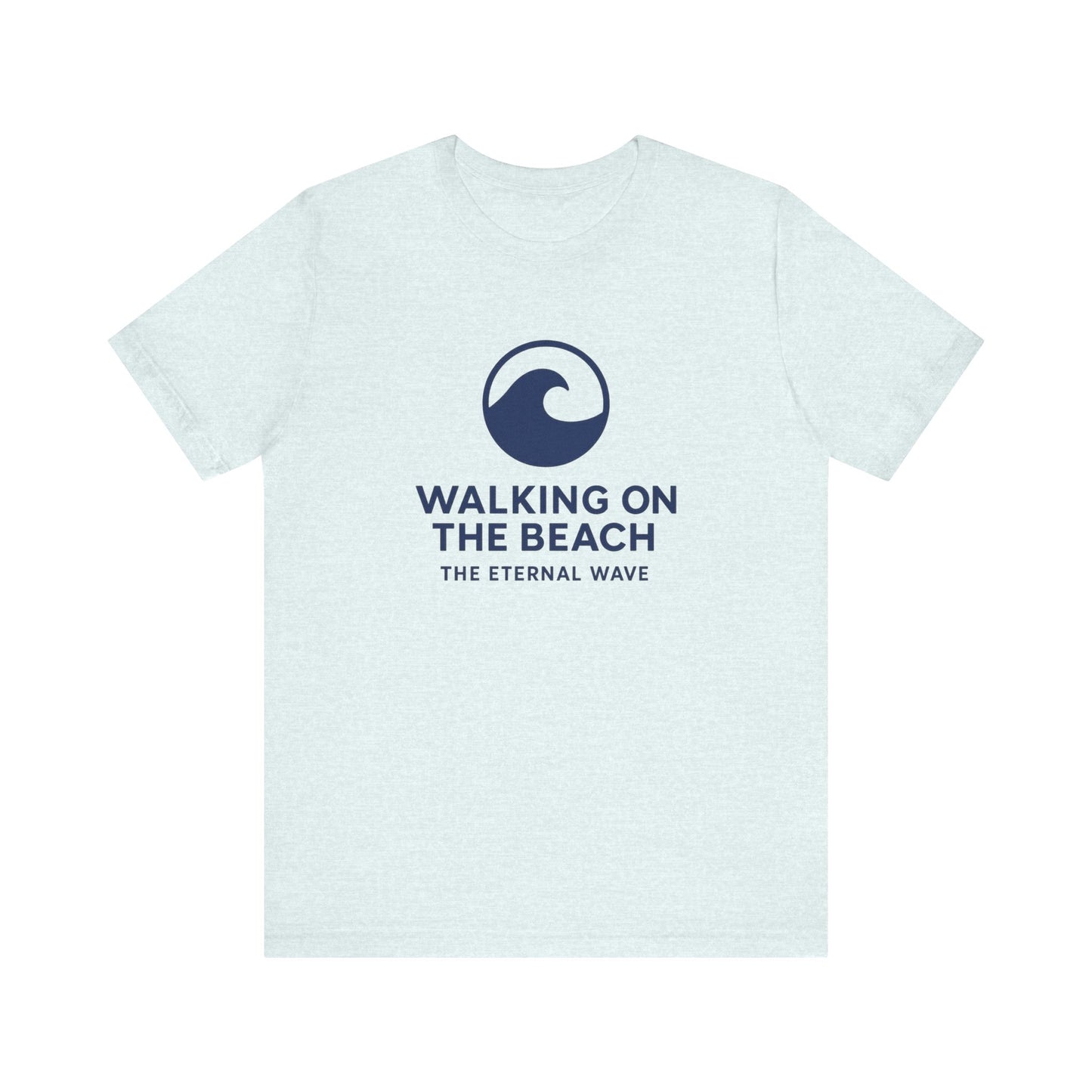 Beach Wave T‑Shirt — "Walking on the Beach: The Eternal Wave" Graphic Tee