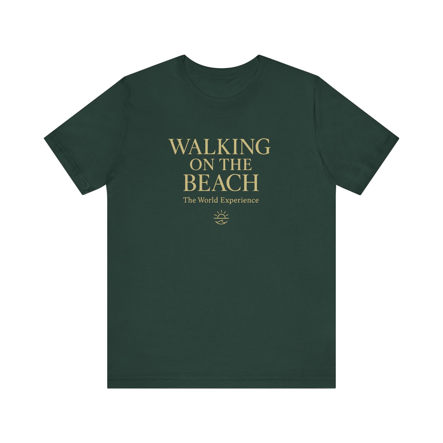 Walking on the Beach Unisex Short Sleeve Tee