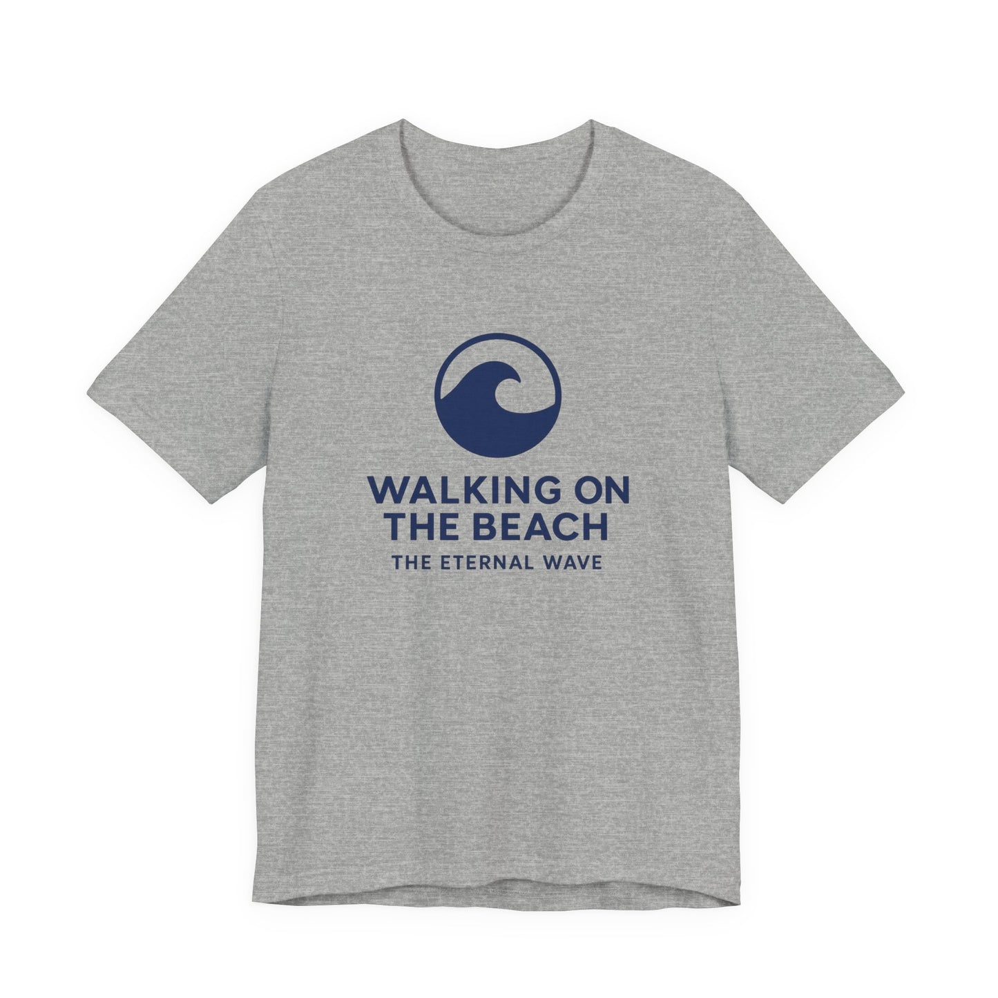Beach Wave T‑Shirt — "Walking on the Beach: The Eternal Wave" Graphic Tee
