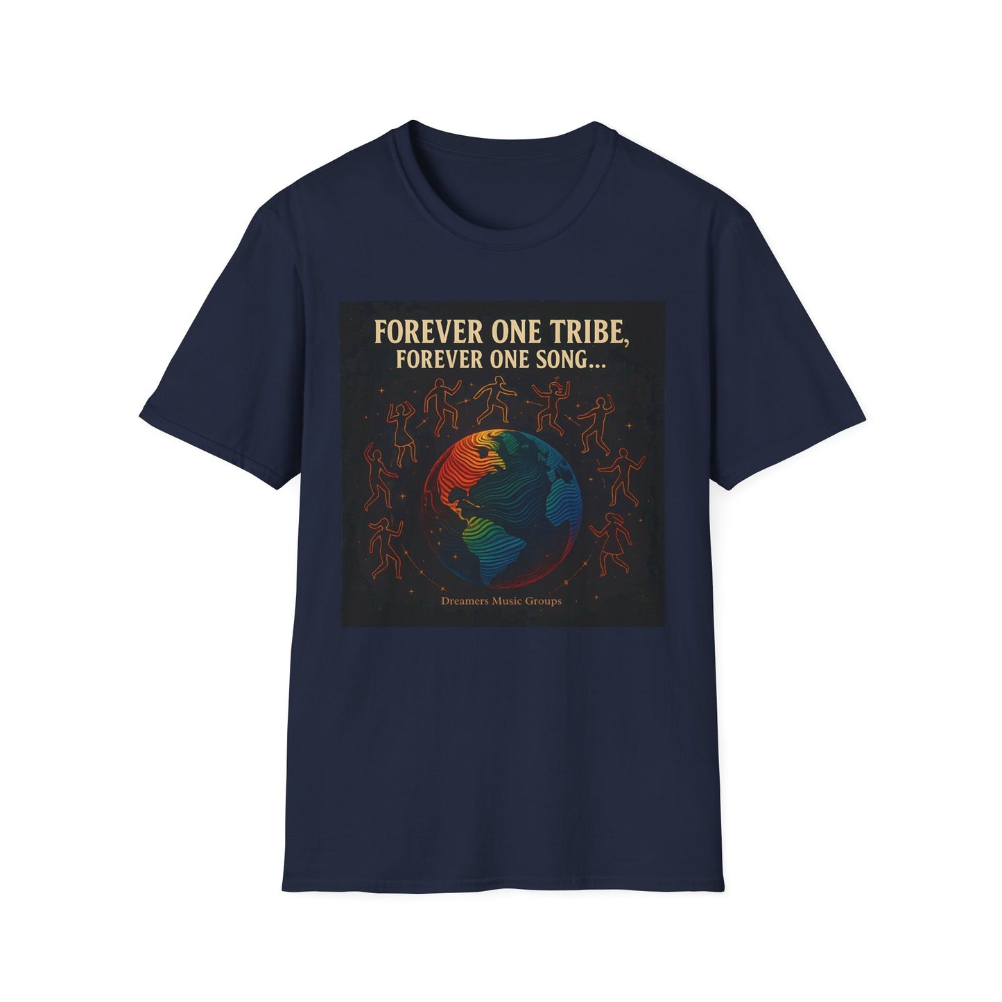 Unity Vibe T-Shirt - Forever One Tribe, Music Lover Gift, Festival Wear, Unisex Tee, Community Spirit Shirt