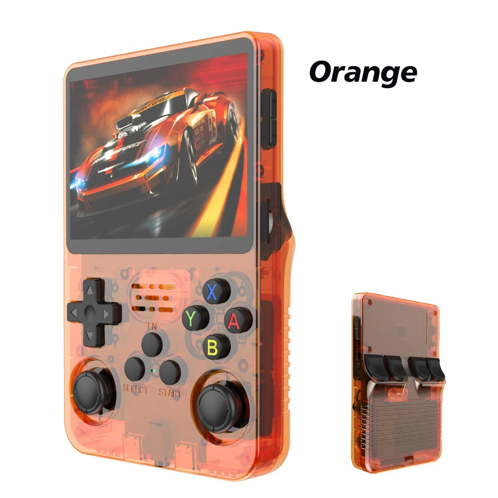 128G R36S Retro Handheld Video Game Console Linux System 3.5 Inch IPS Screen R35s Pro Portable Pocket Video Player 64GB Games