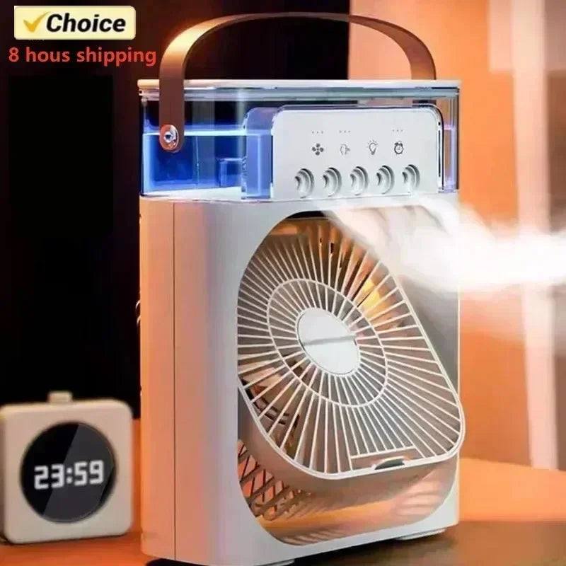 3 In 1 Portable Humidifier Fan Mini Air Conditioners