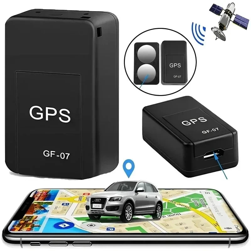 GF07 Magnetic Mini Car Tracker GPS Real TimeTracking Locator Device Magnetic GPS TrackerReal-time Vehicle Locator Pet Tracker