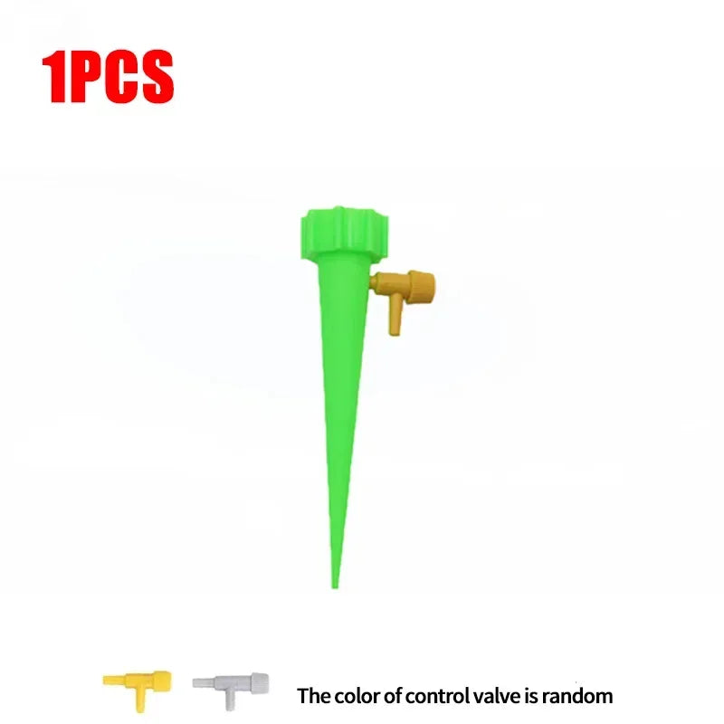 12PCS Garden Automatic Watering System Flower Plants Self Watering Drip Irrigation System Adjustable Auto Water Dripper Device