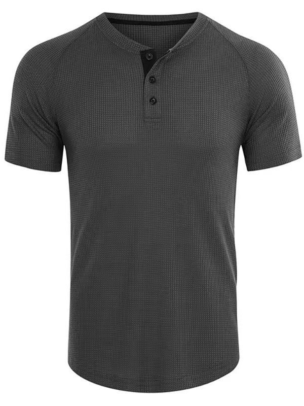 Men's Light Business Casual Round Neck Tee