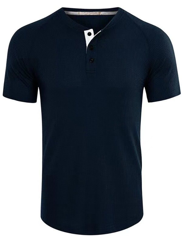 Men's Light Business Casual Round Neck Tee