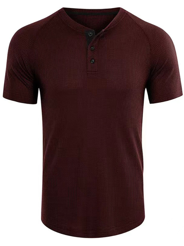 Men's Light Business Casual Round Neck Tee