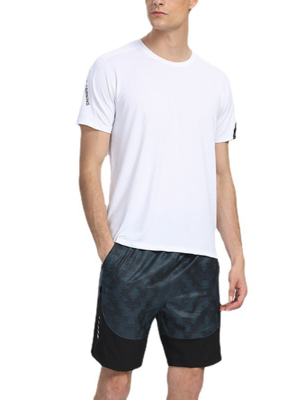 Men's loose, breathable and quick-drying sports t-shirt