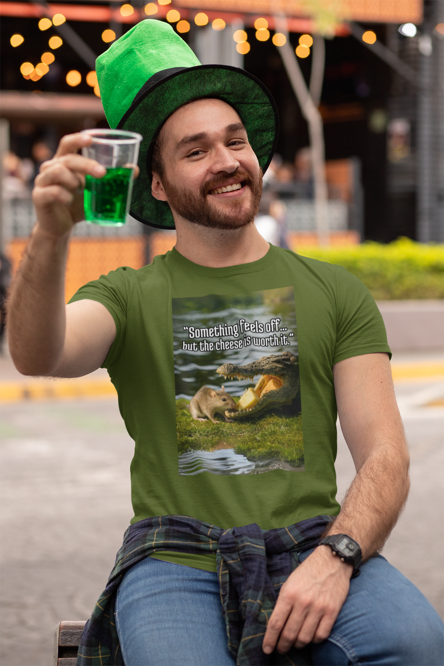 Funny Animal Graphic T-Shirt, Unisex Tee, Unique Gift, Casual Wear, Humorous Quote Shirt, Great for Nature Lovers