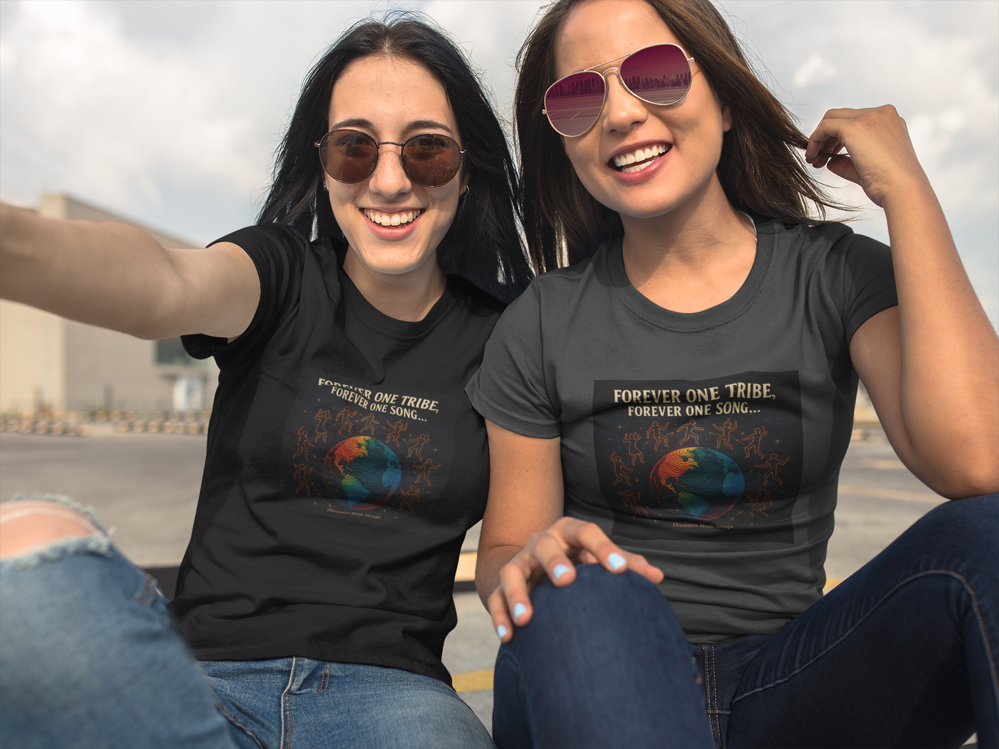 Unity Vibe T-Shirt - Forever One Tribe, Music Lover Gift, Festival Wear, Unisex Tee, Community Spirit Shirt
